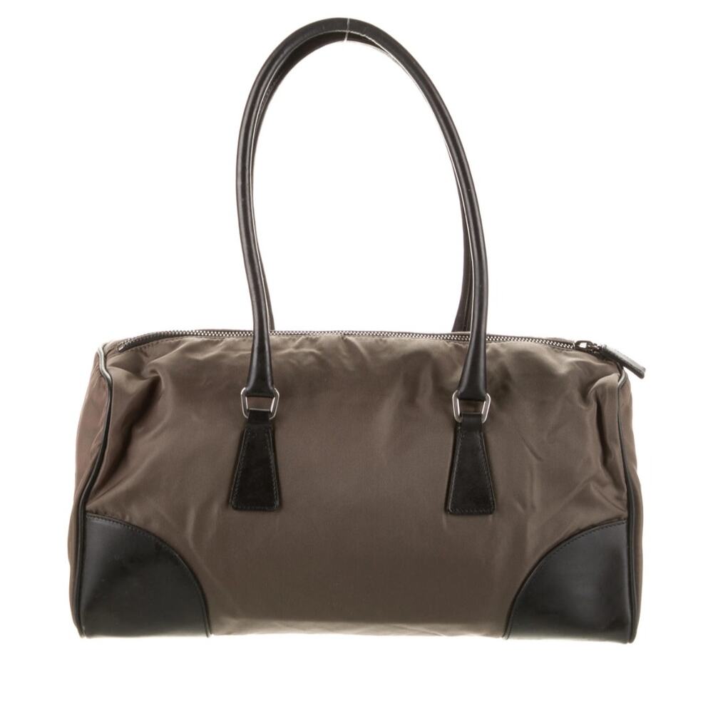 Prada Tessuto Shoulder Bag Size Box Brown